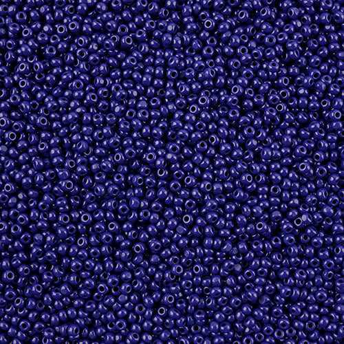 Czech Seed Beads, 11/0 Cut, Approx 13g vial, Opaque Dark Royal Blue ...