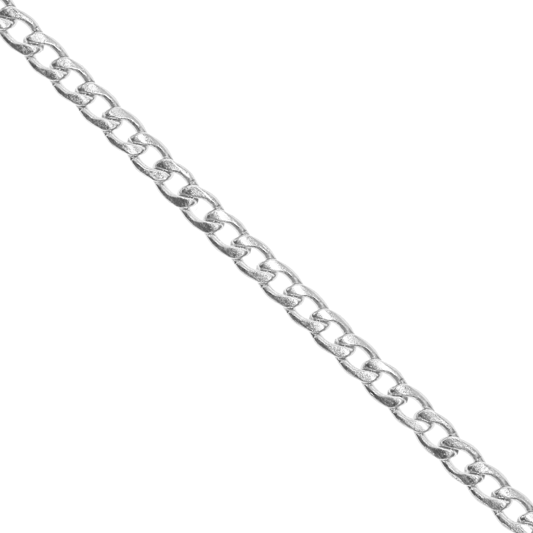 Chains, Curb, Aluminum, 11mm x 8mm x 4mm, Sold per Meter, Available in Multiple Colours