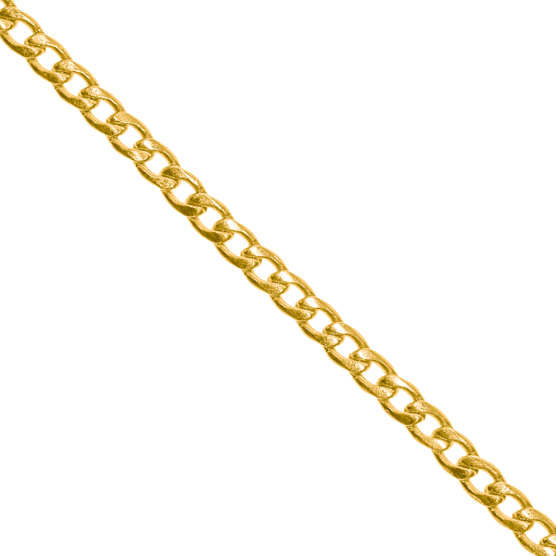 Chains, Curb, Aluminum, 11mm x 8mm x 4mm, Sold per Meter, Available in Multiple Colours