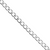 Chains, Curb, Aluminum, 4.5mm x 3mm x 1.5mm per loop, Sold per Meter, Available in Multiple Colours