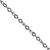 Chains, Flat Cable, Stainless Steel, 4mm x 3mm x 1.5mm, Sold per Meter