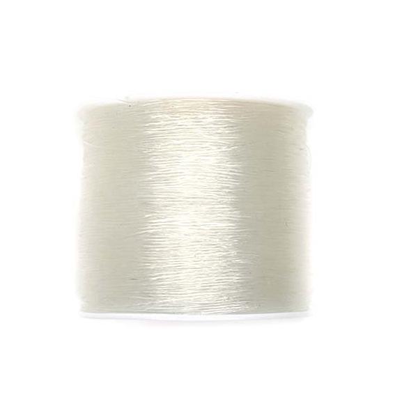 Crystal Tec Elastic Bead Cord, Transparent, 0.8mm, ~ 100 meters ...