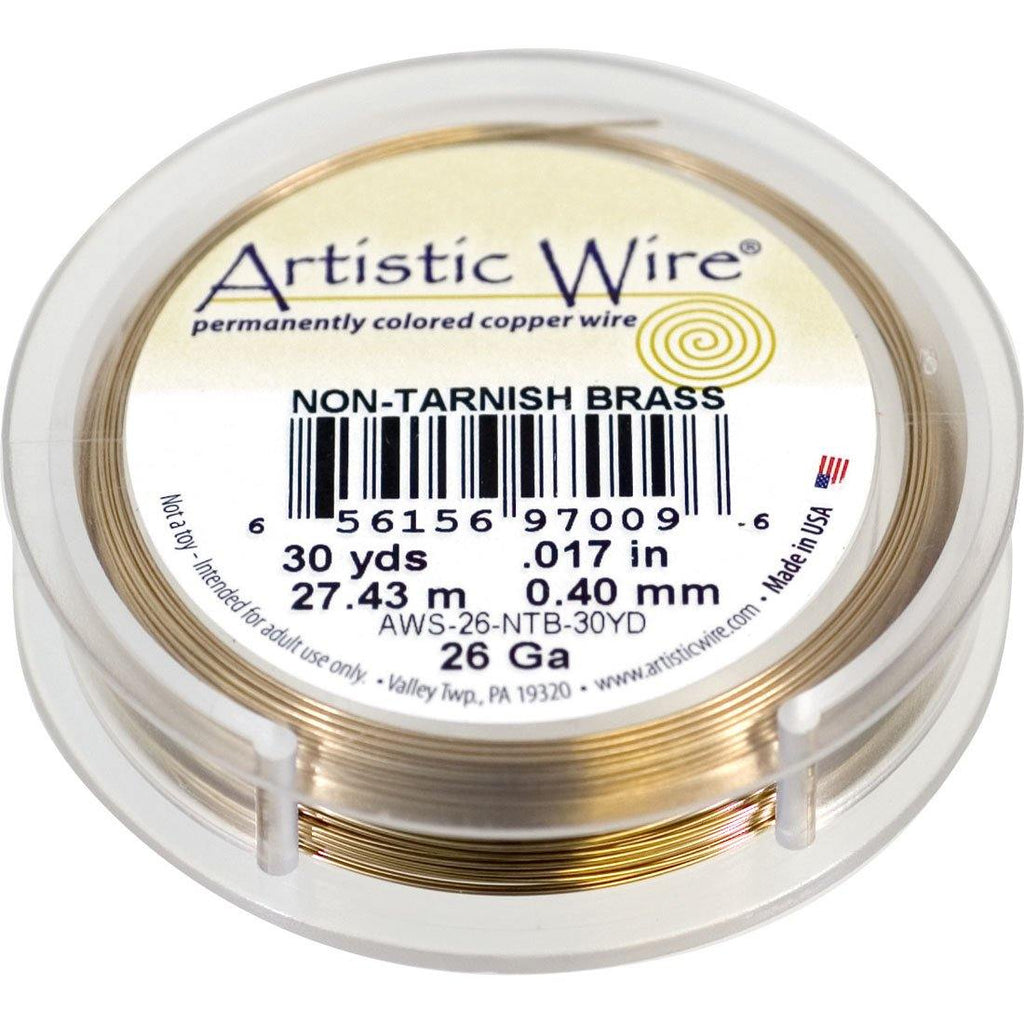 26g Artistic Wire Non-Tarnish Silver 30yd – i-Bead Inc.