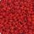 Czech 6/0-Opaque Medium Red (22)