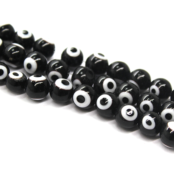 EYE Beads 6mm BLACK