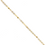 Chains, Cable Chain, Gold Plated, 2mm x 1.67mm x 0.6mm loop, Sold Per Meter