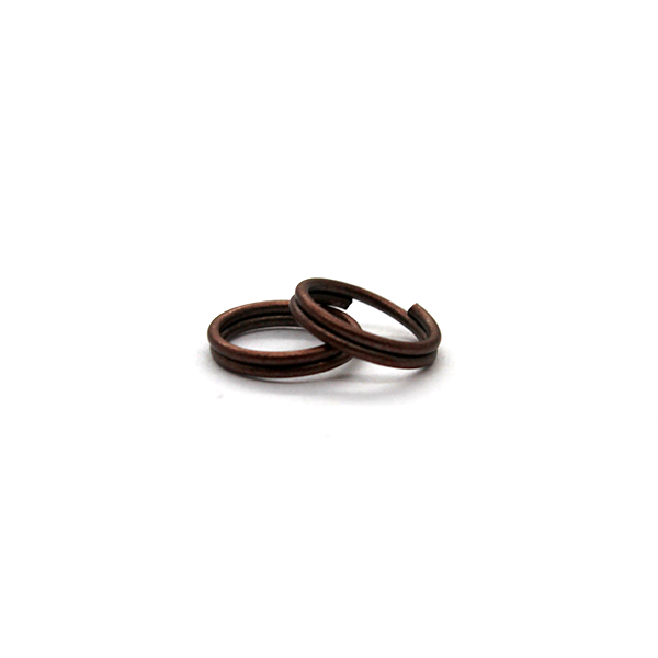 Copper on sale split rings