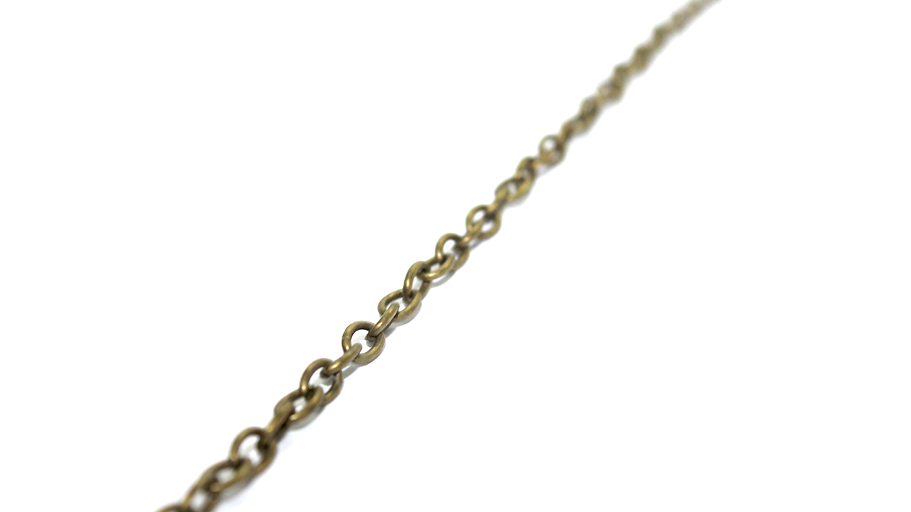 Chains, Cable Chain, Alloy, Brass,  5.5mm x 3.5mm x 2mm loop - Sold Per Meter