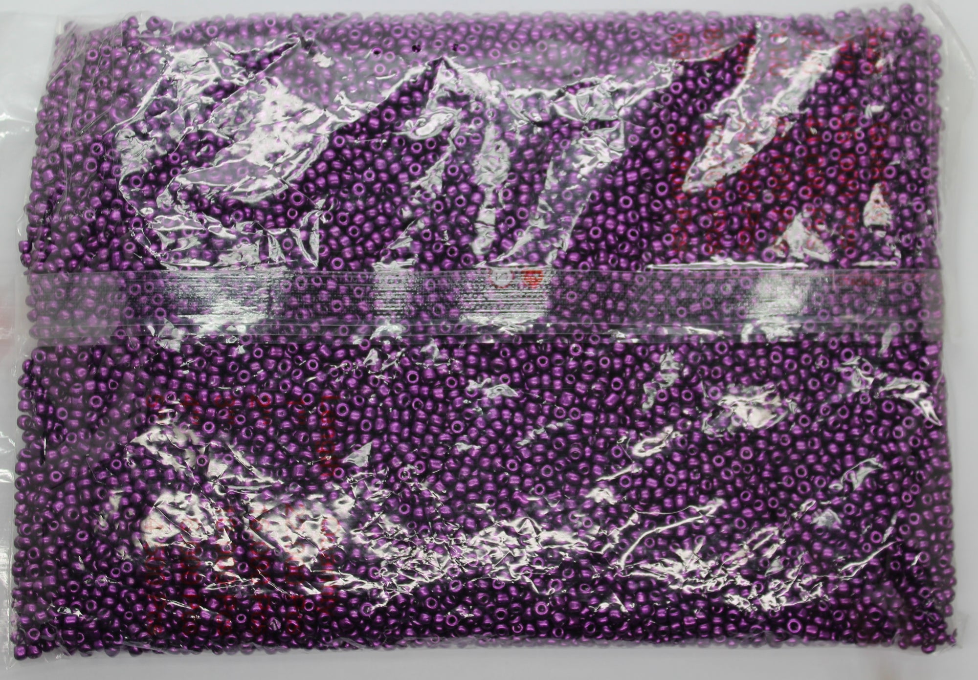 Seed Bead Bulk Bags - 8/0 - Dark Purple Metallic  - 449g/13,000pcs