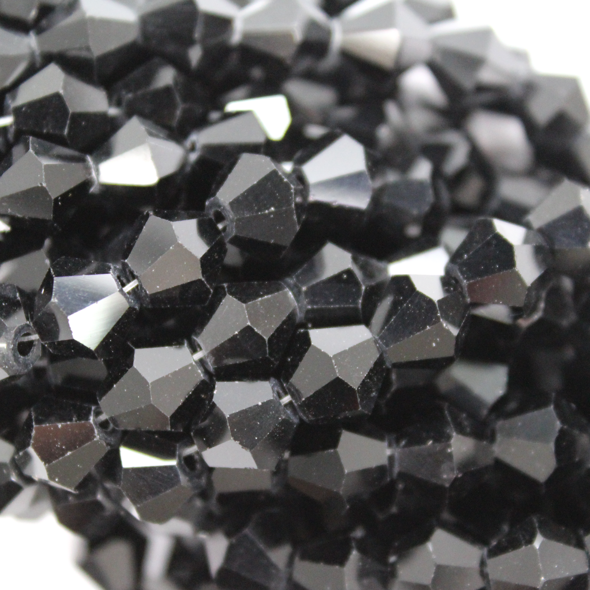 Glass Crystal Beads, Bicone, 8mm x 6mm, Approx 35 pcs per strand, Available in Multiple Colours