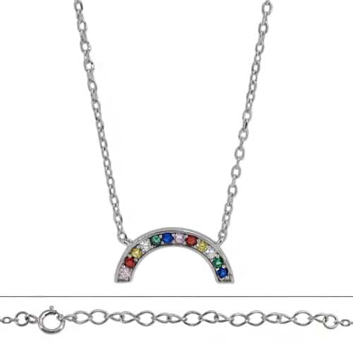 Necklace rainbow deals