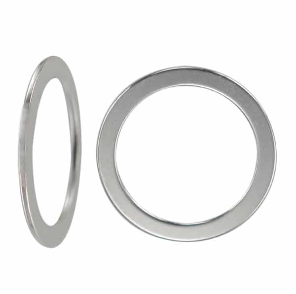 10mm Sterling Silver Round Closed Jump Ring (1-Pc)