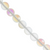 Synthetic Matte Mystic Aura Quartz, 8mm, 46 pcs per strand, Available in 9 Colours