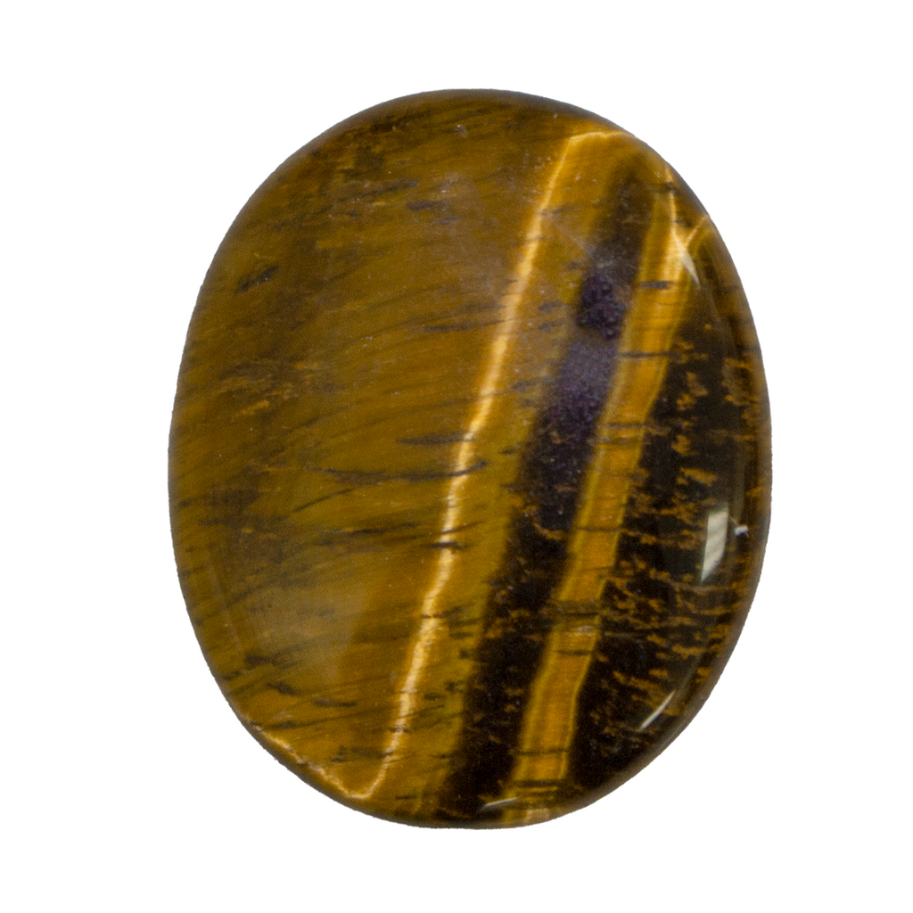 Tiger Eye Stone, Semi-Precious Stone, 30mm x 24mm, Sold Per pkg