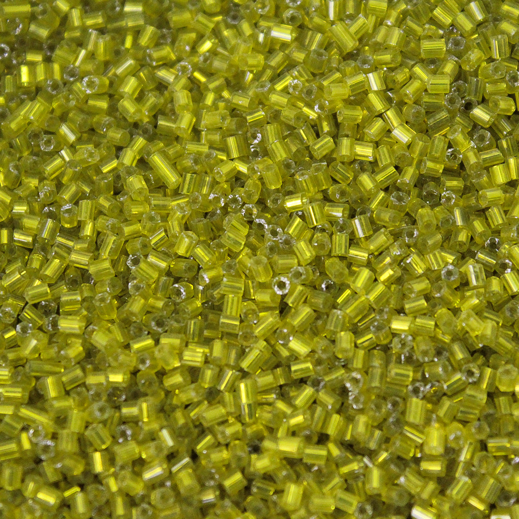 Seed Bead Bulk Bags - Bugle - Size #1 - Golden Yellow - Approx. 449g/bag