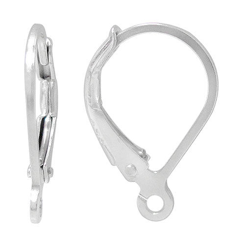 6 Silver Leverback Earwires Lever Back Earrings Jewelry