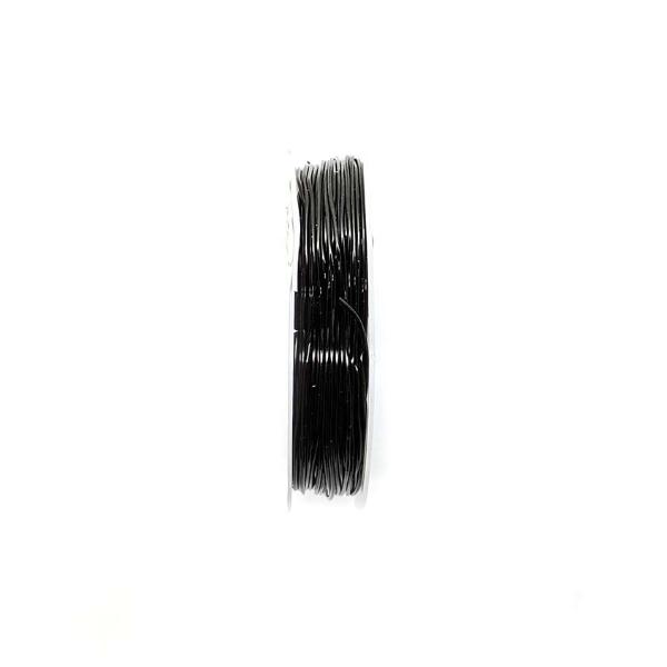 Crystal Tec Elastic Bead Cord, Black, 0.8mm, ~ 8 yards - Butterfly Beads  and Jewllery