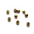 Spacers, Sphere Spacer, Alloy, Dull Gold, 6mm X 6mm, Sold Per pkg of 40