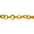 Chains, Dotted Double Link Belcher Chain, Alloy, 8mm x 8mm x 5mm loop, Available in 2 Different Colours - Sold Per Meter