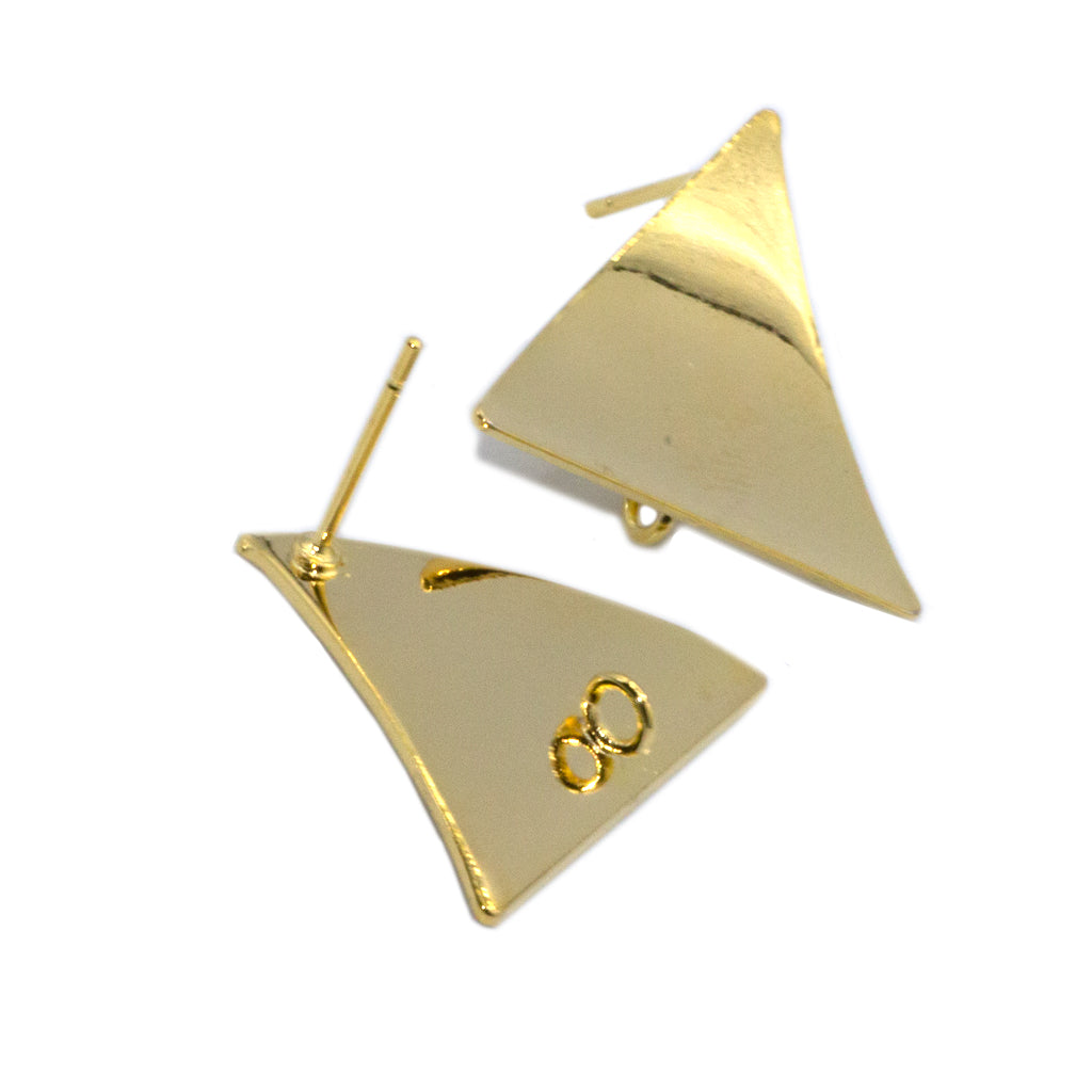 Triangle hot sale shaped earrings