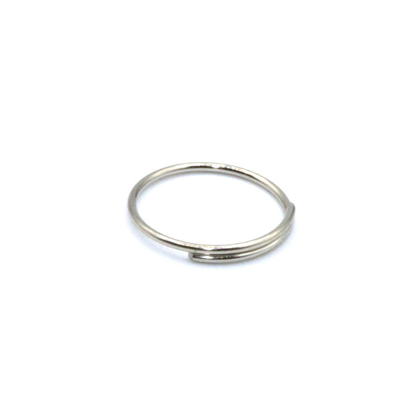 Split Ring 8mm Sterling Silver (1-Pc)