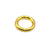 Spacers, O Bead Spacers, Alloy, Gold, 6mm X 6mm, Sold Per pkg of 95+