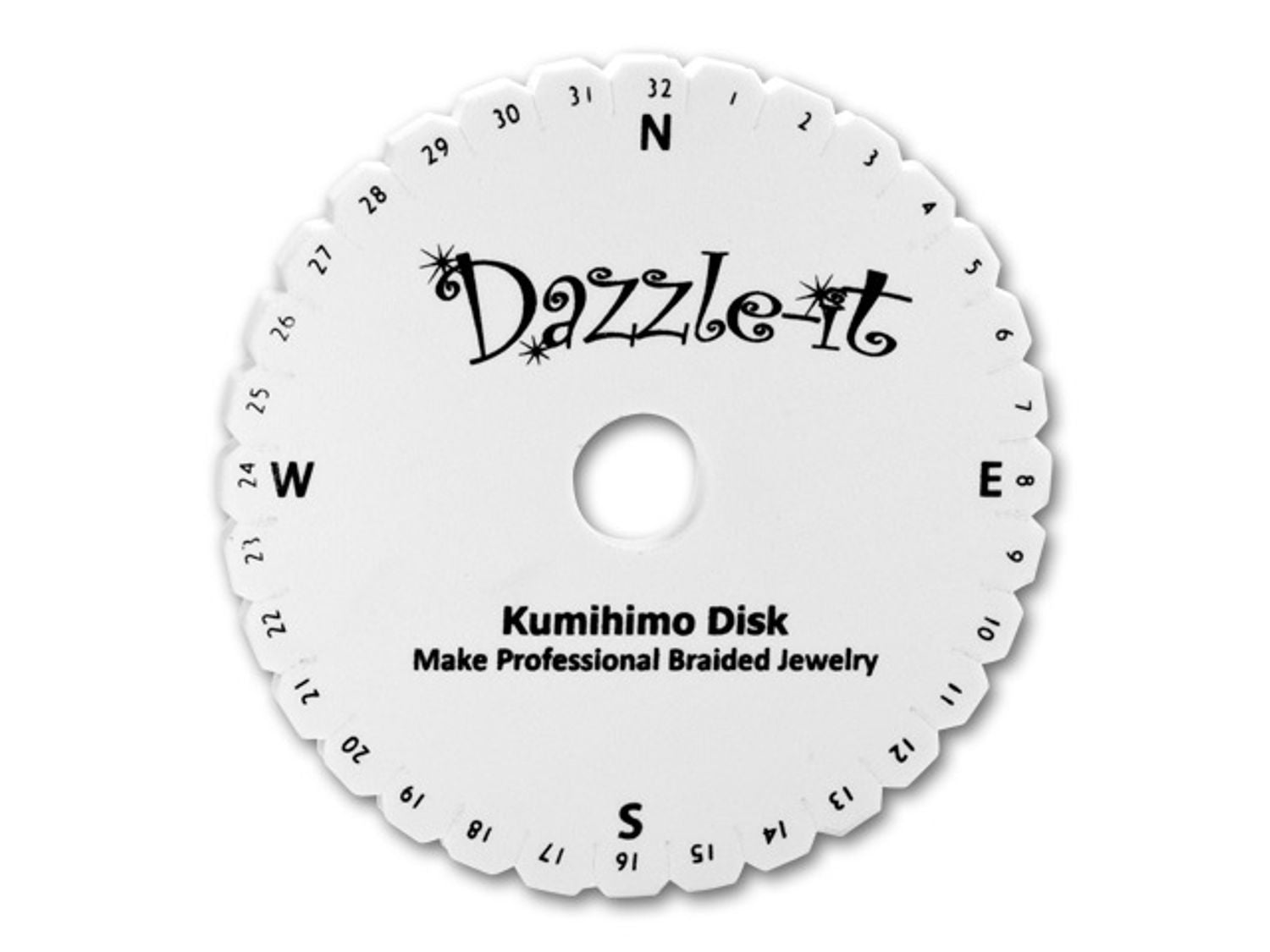 Kumihimo Disk Template