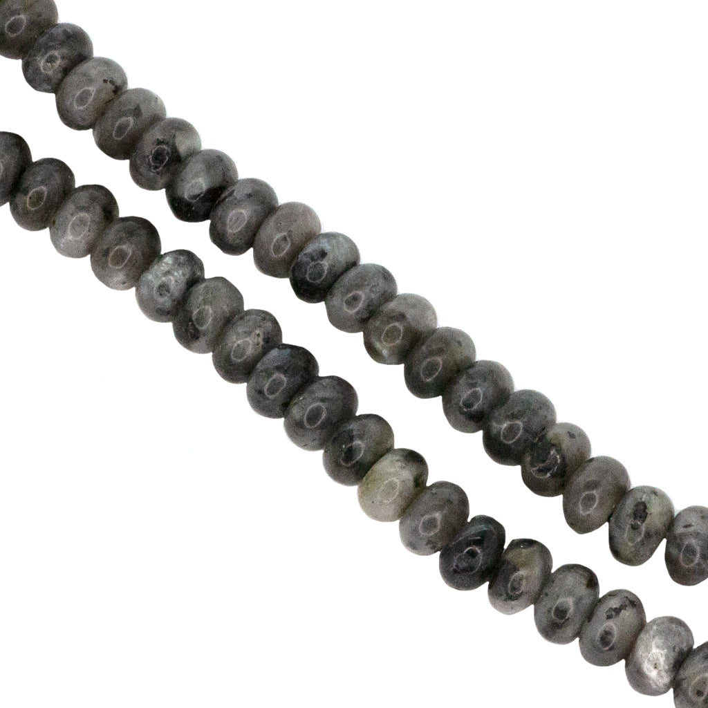 Rondelle Semi-Precious Stone, 6mm x 4mm, 85 pcs per strand