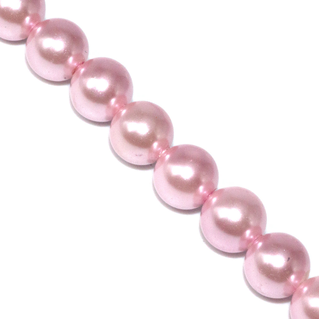 Pink sales pearl beads