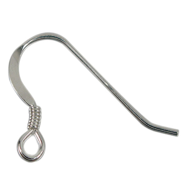 6 Solid Sterling Silver 925 Very Long Hook French Earring Earwire Hook 34  Mm1 1/3 Inches 18 Gauge Wire 